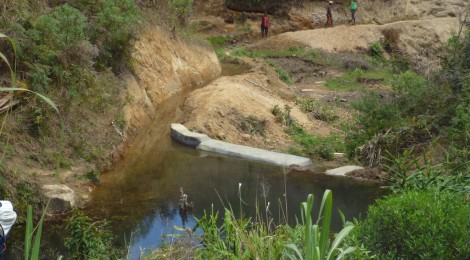 Nel 2015 terminate altre 4 dighette per l'irrigazione dei versanti e delle risaie